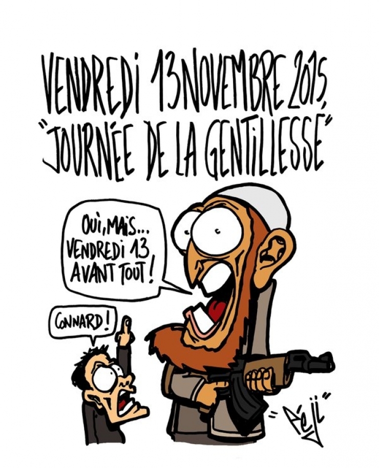 Illustration de l'article : Qu'ils soient inconnus ou artistes, ils rendent hommage aux victimes des attentats &agrave; travers des dessins poignants ! Respect !