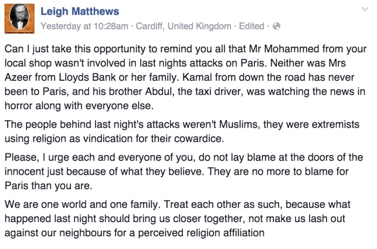 Illustration de l'article : Lettre ouverte d'un Anglais au sujet des musulmans... Tout le monde devrait la lire !