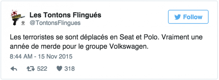 Illustration de l'article : Ces 15 tweets au sujet des attentats du 13 redonnent le sourire en cette période difficile...