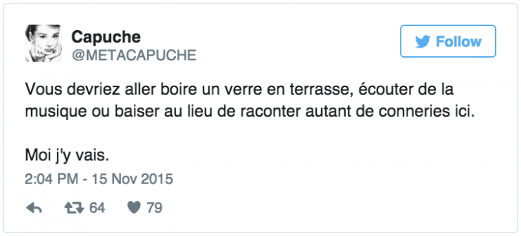 Illustration de l'article : Ces 15 tweets au sujet des attentats du 13 redonnent le sourire en cette période difficile...