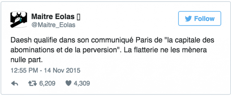 Illustration de l'article : Ces 15 tweets au sujet des attentats du 13 redonnent le sourire en cette période difficile...
