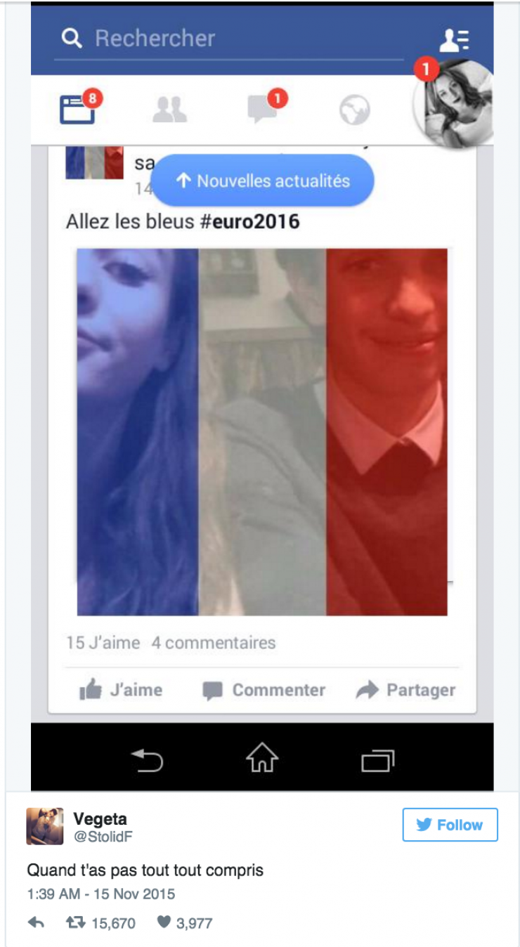 Illustration de l'article : Ces 15 tweets au sujet des attentats du 13 redonnent le sourire en cette période difficile...