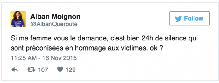 Illustration de l'article : Ces 15 tweets au sujet des attentats du 13 redonnent le sourire en cette période difficile...