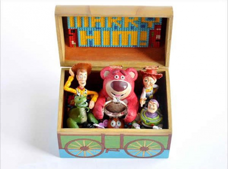 Illustration de l'article : 21 idées de demandes en mariage qui plairont à tous les geek... La 5 est vraiment très spéciale...