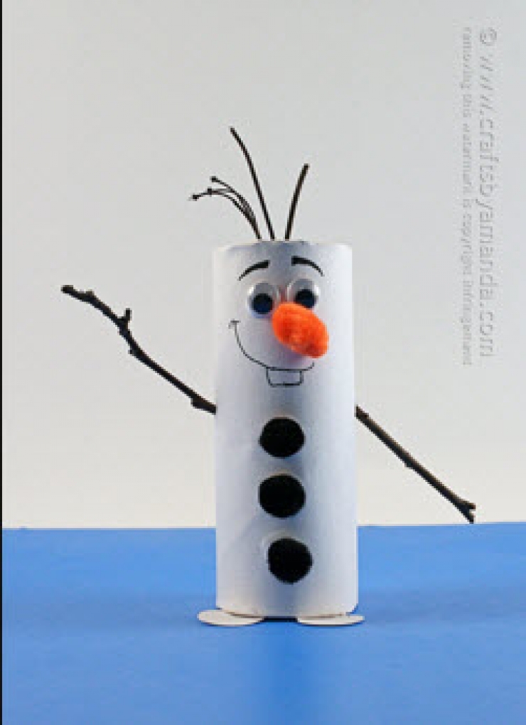 Illustration de l'article : R&eacute;jouissez vos enfants avec ces 16 bricolages autour d&rsquo;Olaf de la Reine des Neiges &hellip;