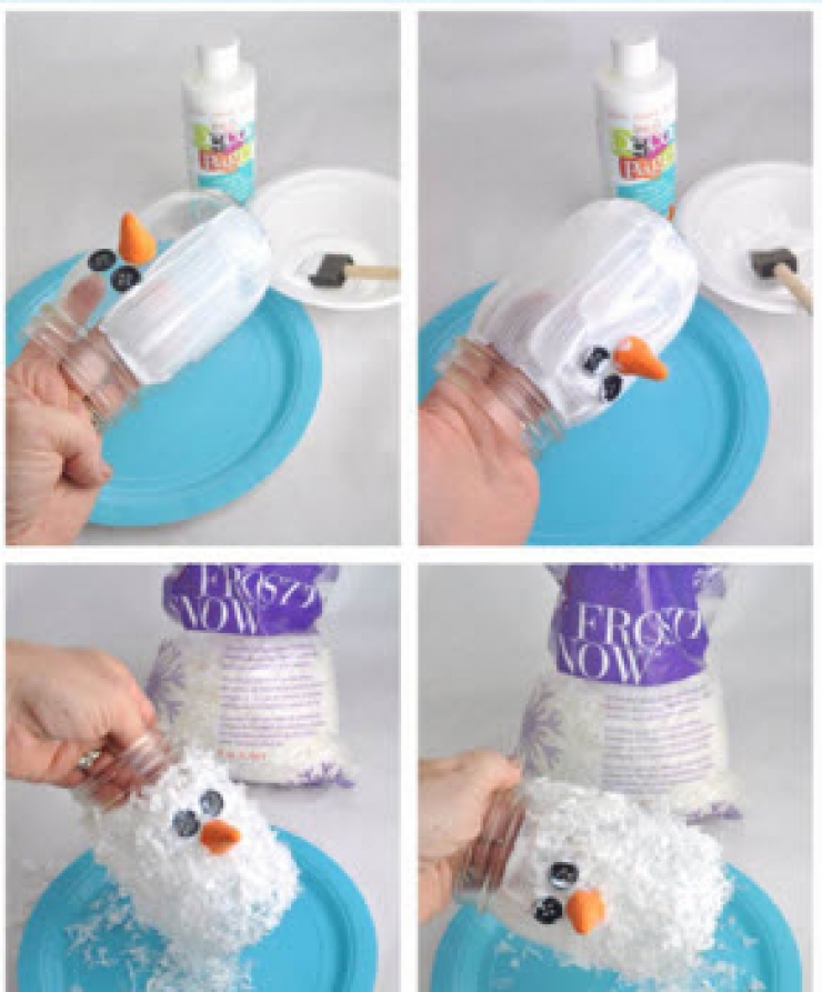 Illustration de l'article : R&eacute;jouissez vos enfants avec ces 16 bricolages autour d&rsquo;Olaf de la Reine des Neiges &hellip;