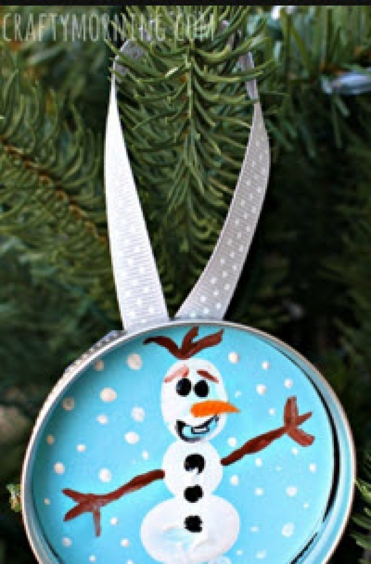 Illustration de l'article : R&eacute;jouissez vos enfants avec ces 16 bricolages autour d&rsquo;Olaf de la Reine des Neiges &hellip;