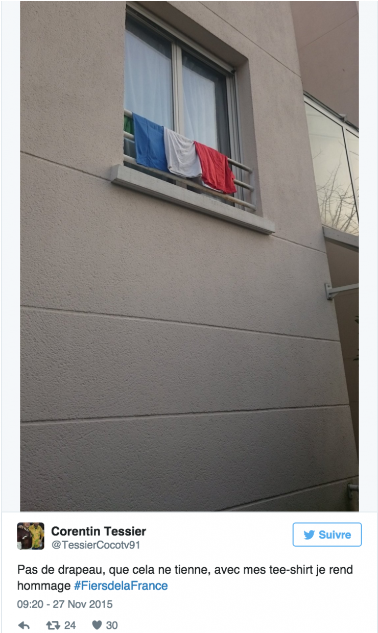 Illustration de l'article : Ils n’avaient pas de drapeau français pour l’hommage national mais avec quelques idées de génie...