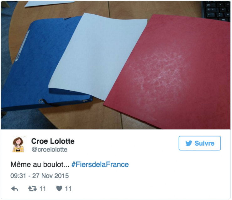 Illustration de l'article : Ils n’avaient pas de drapeau français pour l’hommage national mais avec quelques idées de génie...