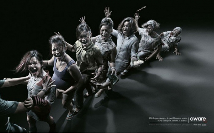 Illustration de l'article : D&eacute;couvrez ces 8 campagnes publicitaires de lutte contre les violences envers les femmes&hellip;Celle de la FNSF est vraiment choquante !