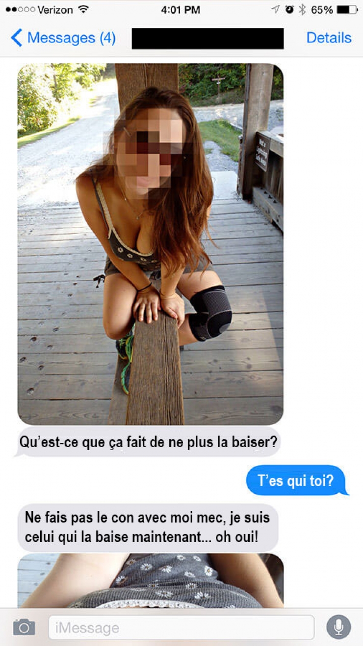 Illustration de l'article : Il sms l'ancien petit ami de sa copine afin de le narguer mais ce qu'il apprend risque de changer toute sa vie...