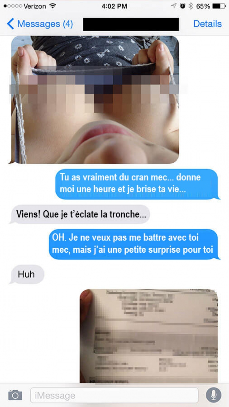 Illustration de l'article : Il sms l'ancien petit ami de sa copine afin de le narguer mais ce qu'il apprend risque de changer toute sa vie...