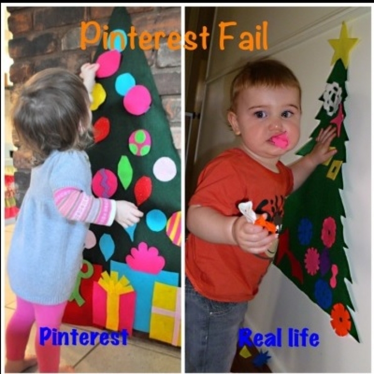 Illustration de l'article : Ils cherchent à reproduire des photos de bébés vues sur pinterest mais le résultat est un flop hilarant....