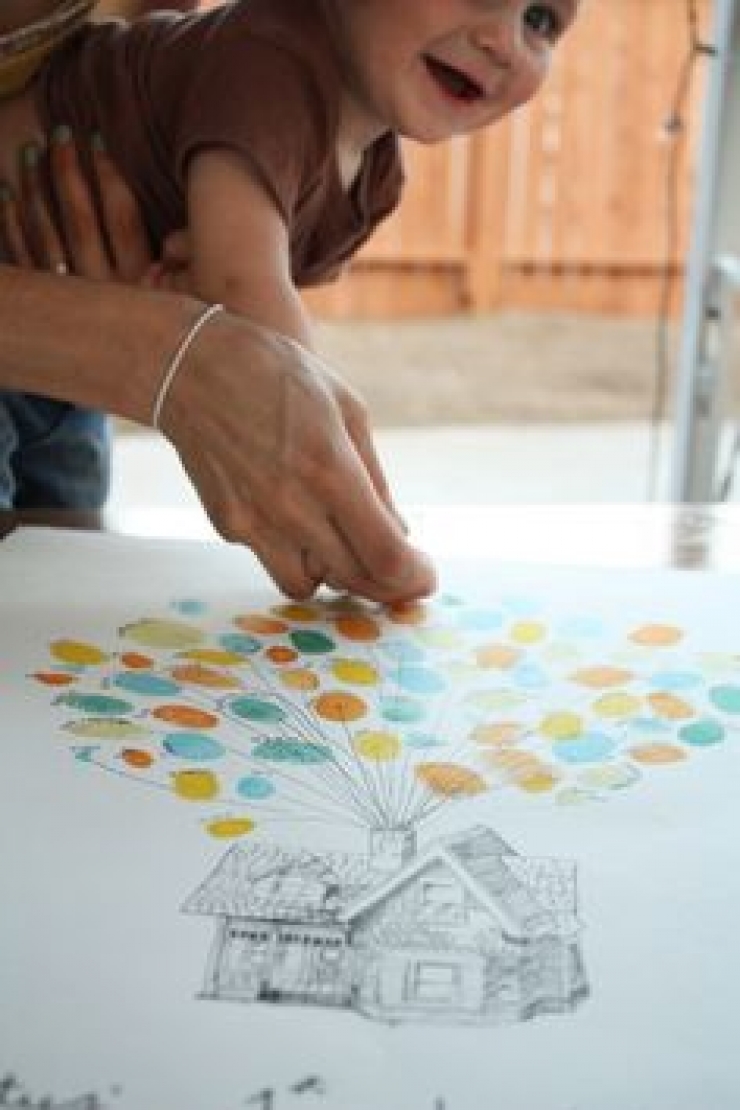 Illustration de l'article : 50 dessins très simples à réaliser avec des empreintes... C'est top pour des activités avec des enfants !