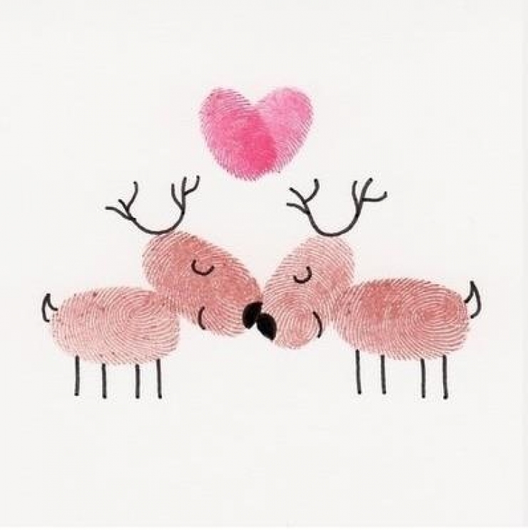 Illustration de l'article : 50 dessins très simples à réaliser avec des empreintes... C'est top pour des activités avec des enfants !