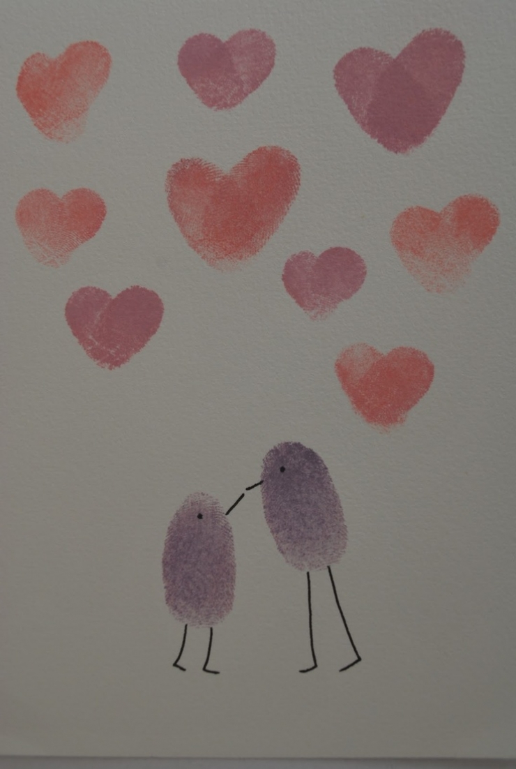 Illustration de l'article : 50 dessins très simples à réaliser avec des empreintes... C'est top pour des activités avec des enfants !