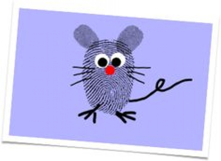 Illustration de l'article : 50 dessins très simples à réaliser avec des empreintes... C'est top pour des activités avec des enfants !