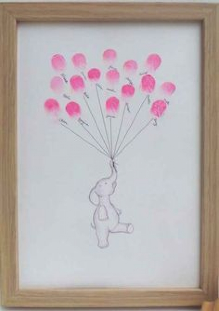 Illustration de l'article : 50 dessins très simples à réaliser avec des empreintes... C'est top pour des activités avec des enfants !