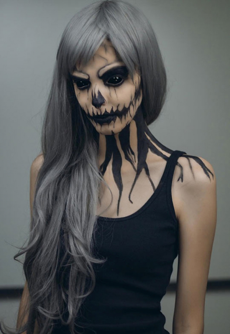 Illustration de l'article : Les 25 maquillages les plus flippants pour Halloween...