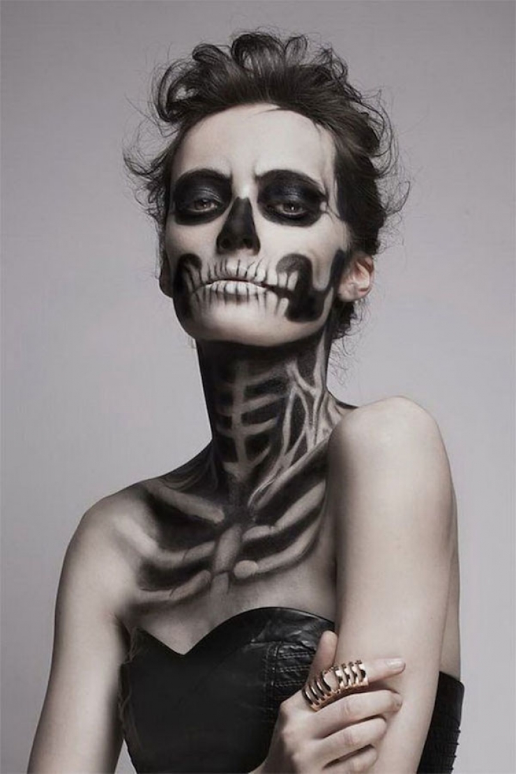 Illustration de l'article : Les 25 maquillages les plus flippants pour Halloween...