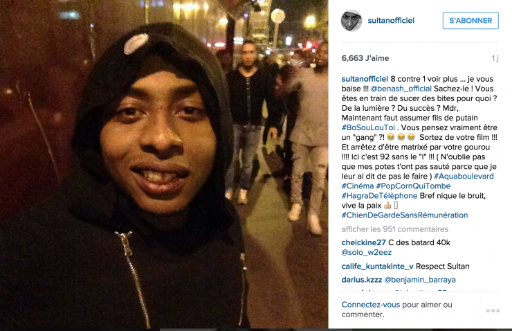 Illustration de l'article : Vidéo: Les protégés de Booba s'attaquent au rappeur Sultan. À 8 contre 1!