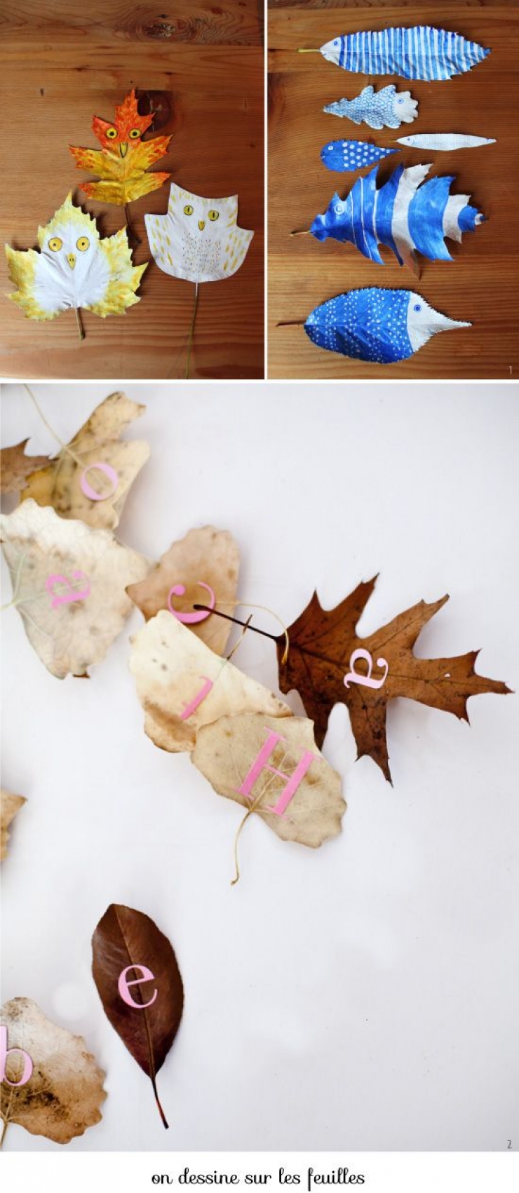 Illustration de l'article : Vous n'imaginez pas tout ce que vous pouvez faire avec des feuilles... Voici 40 idées de bricolages !