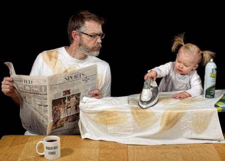 Illustration de l'article : Il se met en scène en tant que mauvais papa pour montrer tout ce qu'il ne veut surtout pas être...