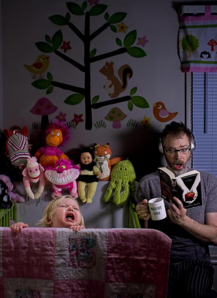 Illustration de l'article : Il se met en scène en tant que mauvais papa pour montrer tout ce qu'il ne veut surtout pas être...