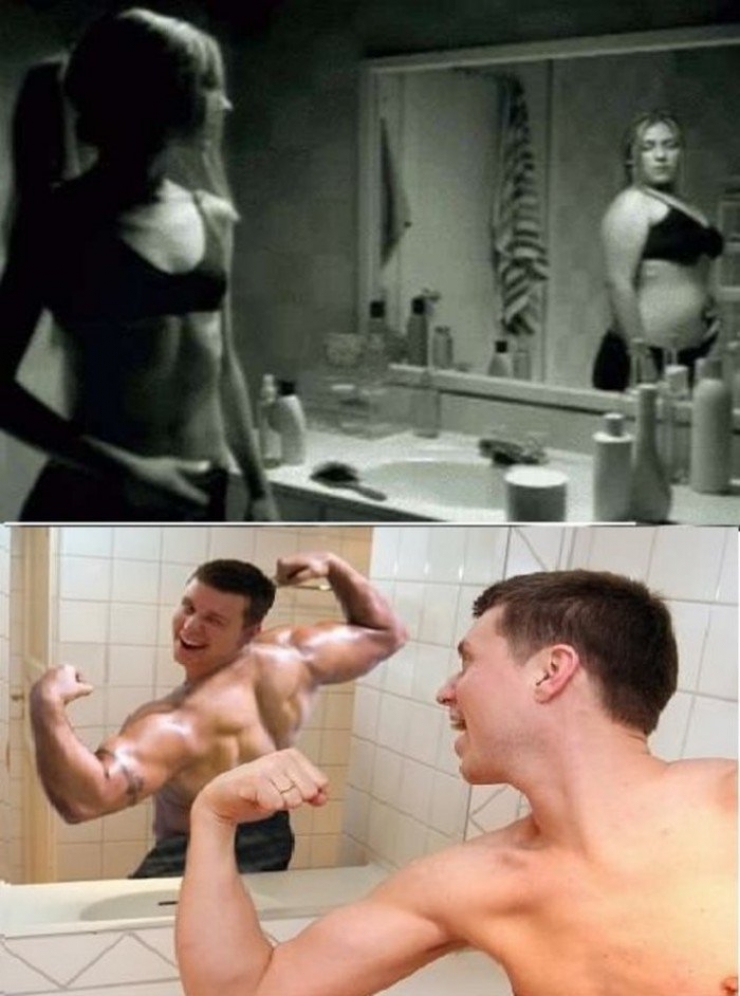 Illustration de l'article : Hommes vs Femmes : 12 photos comparatives exagérées, mais drôlissimes