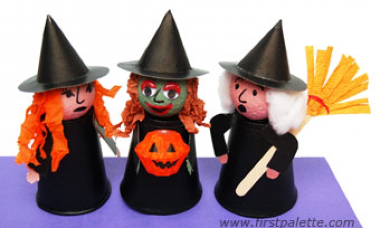 Illustration de l'article : Occupez les enfants avec ces 20 bricolages autour du thème des sorcières...