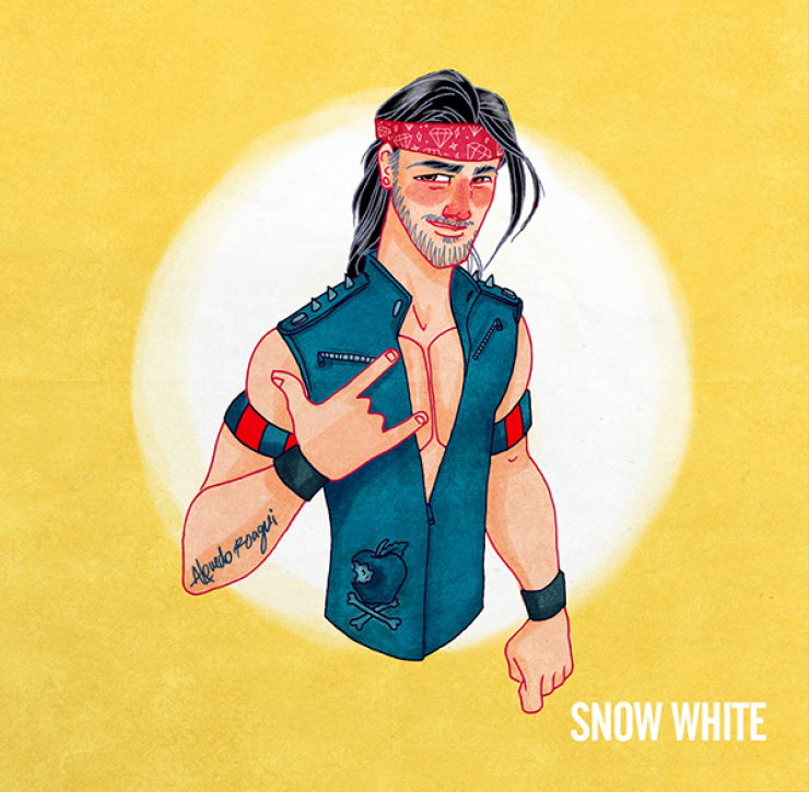 Illustration de l'article : Cet artiste mexicain s'inspire de Disney pour illustrer la beauté de l'amour gay...