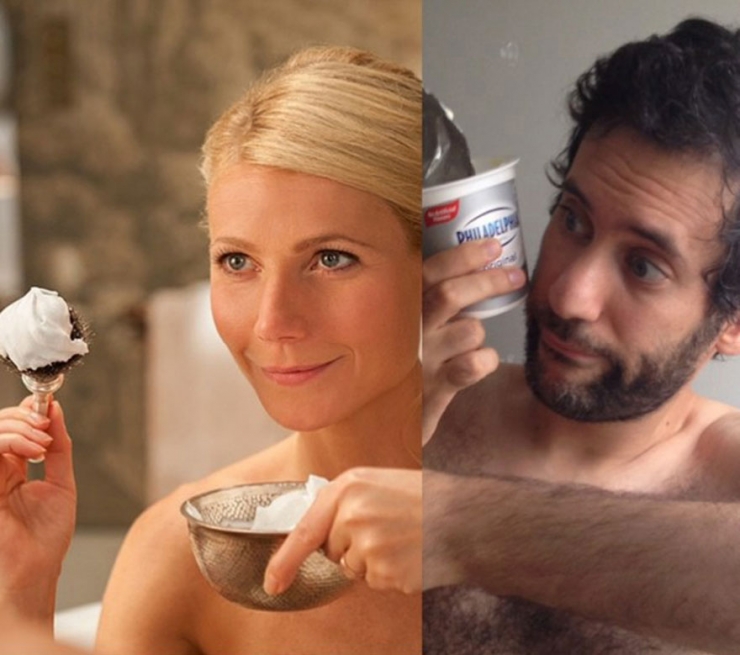 Illustration de l'article : Il "pose" aux c&ocirc;t&eacute;s des plus grandes stars... ou presque (14 photos)