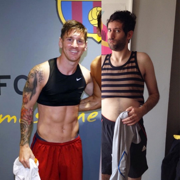 Illustration de l'article : Il "pose" aux c&ocirc;t&eacute;s des plus grandes stars... ou presque (14 photos)