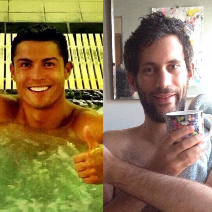 Illustration de l'article : Il "pose" aux c&ocirc;t&eacute;s des plus grandes stars... ou presque (14 photos)