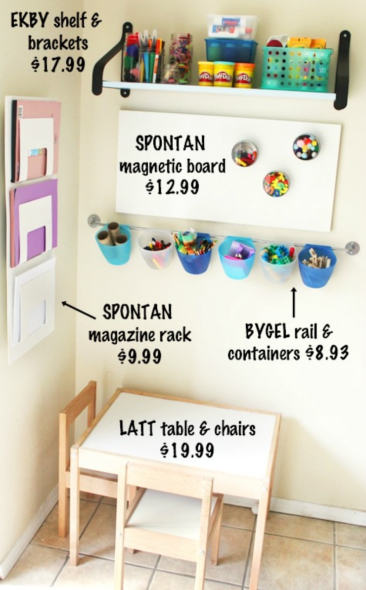 Illustration de l'article : Voici 15 astuces pour arranger un petit coin bricolages à vos enfants !