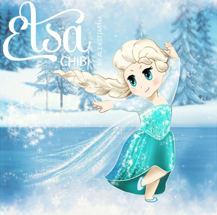 Illustration de l'article : 12 princesses Disney en versions Chibi