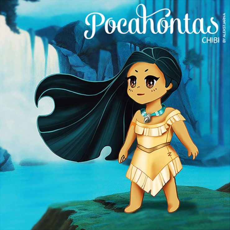 Illustration de l'article : 12 princesses Disney en versions Chibi