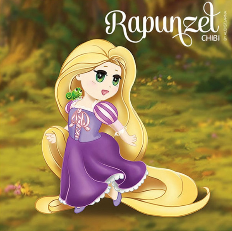 Illustration de l'article : 12 princesses Disney en versions Chibi