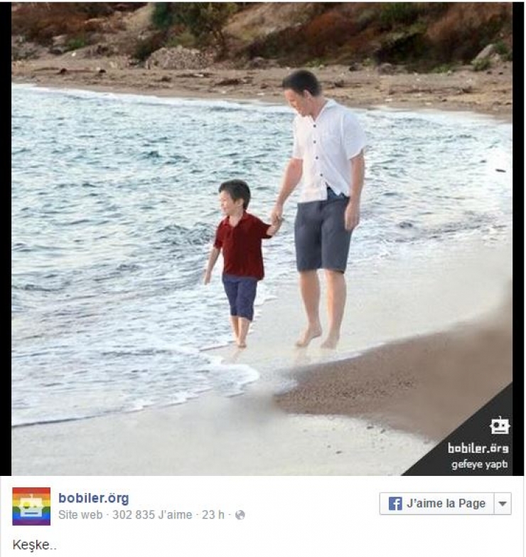 Illustration de l'article : Un dernier hommage au petit Aylan &agrave; travers 23 dessins bouleversants...