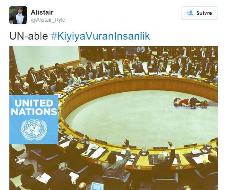 Illustration de l'article : Un dernier hommage au petit Aylan &agrave; travers 23 dessins bouleversants...