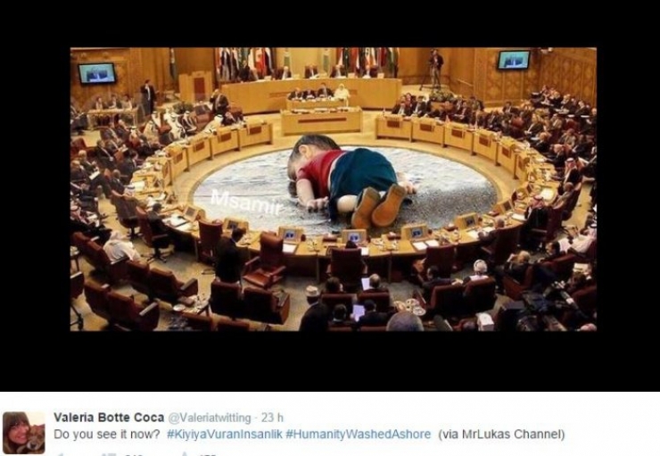 Illustration de l'article : Un dernier hommage au petit Aylan &agrave; travers 23 dessins bouleversants...