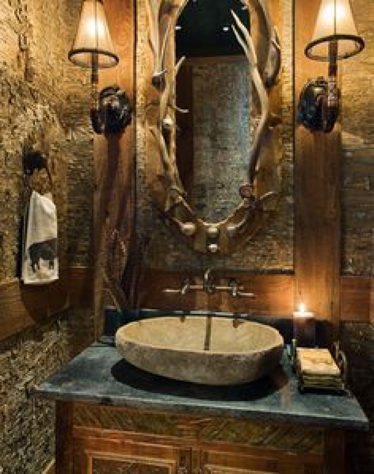 Illustration de l'article : Envie d'une salle de bain rustique ? Ces 35 photos devraient vous inspirer...
