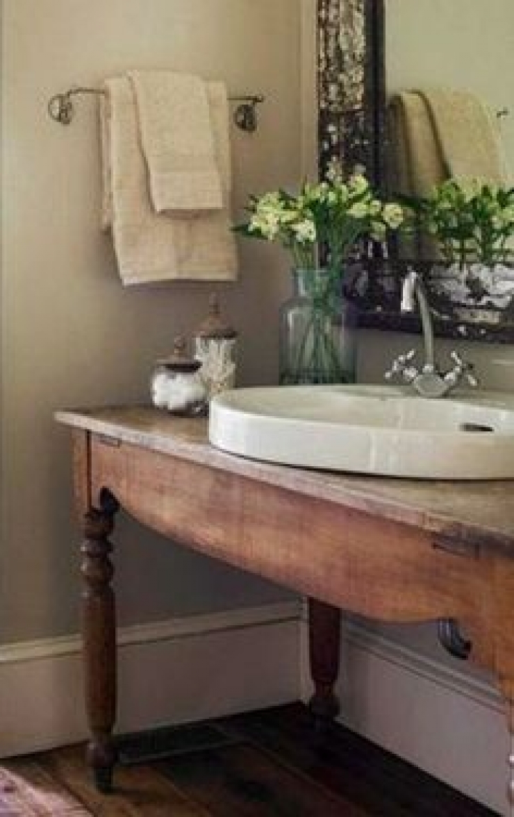 Illustration de l'article : Envie d'une salle de bain rustique ? Ces 35 photos devraient vous inspirer...