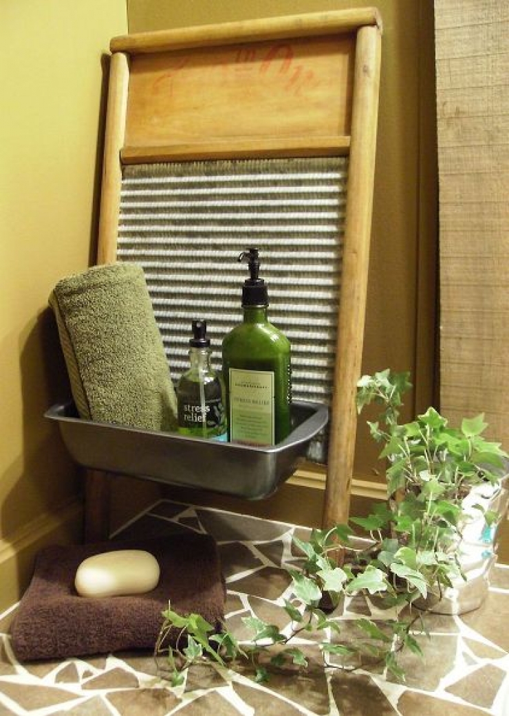 Illustration de l'article : Envie d'une salle de bain rustique ? Ces 35 photos devraient vous inspirer...