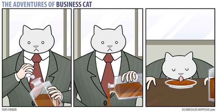 Illustration de l'article : Voici ce que serait la vie au bureau si votre patron était un...Chat