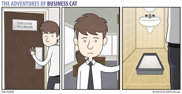 Illustration de l'article : Voici ce que serait la vie au bureau si votre patron était un...Chat