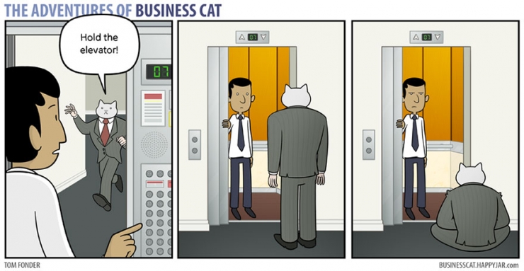 Illustration de l'article : Voici ce que serait la vie au bureau si votre patron était un...Chat