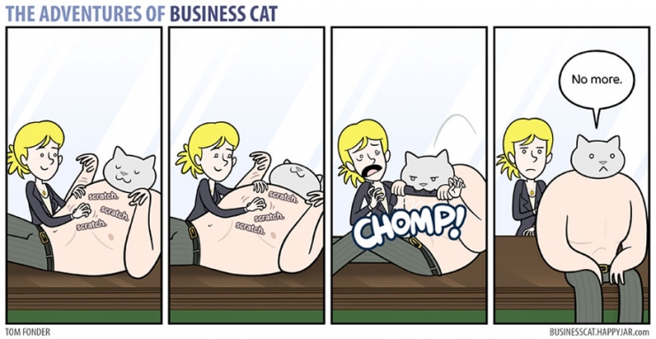 Illustration de l'article : Voici ce que serait la vie au bureau si votre patron était un...Chat
