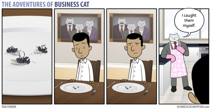 Illustration de l'article : Voici ce que serait la vie au bureau si votre patron était un...Chat