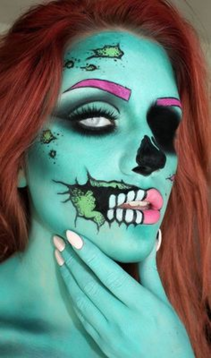 Illustration de l'article : Mesdames, voici 60 maquillages Halloween pour votre inspiration...